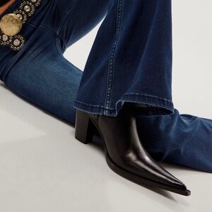 Free People Heeled Boots in Black